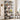 5-Tier Veltré Display Shelf in Aged Wood Finish