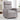 High-Back Bouclé Rocker with Swivel Gliding Base